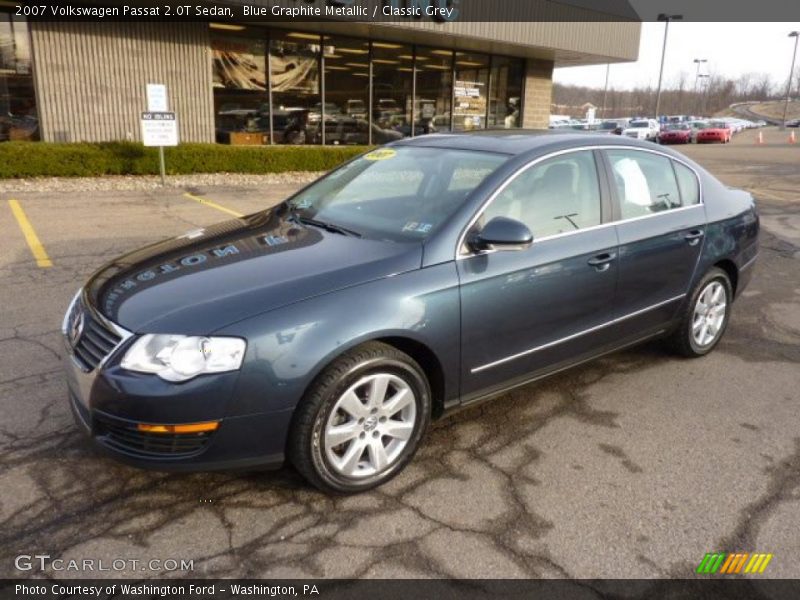 Blue Graphite Metallic / Classic Grey 2007 Volkswagen Passat 2.0T Sedan