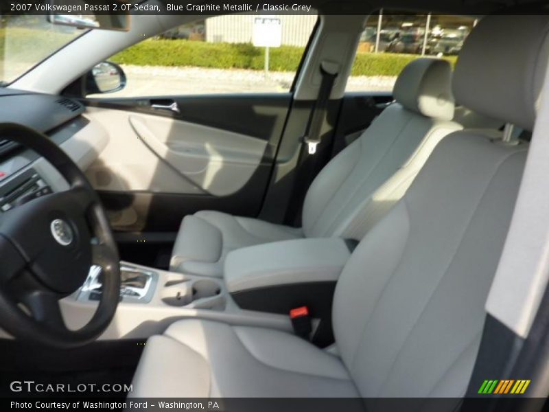 Blue Graphite Metallic / Classic Grey 2007 Volkswagen Passat 2.0T Sedan