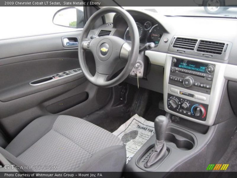 Slate Metallic / Ebony 2009 Chevrolet Cobalt LT Sedan