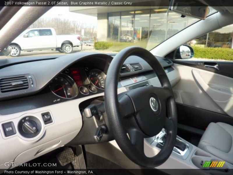 Blue Graphite Metallic / Classic Grey 2007 Volkswagen Passat 2.0T Sedan