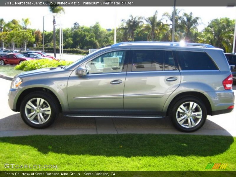 Palladium Silver Metallic / Ash 2011 Mercedes-Benz GL 350 Blutec 4Matic