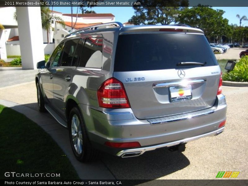 Palladium Silver Metallic / Ash 2011 Mercedes-Benz GL 350 Blutec 4Matic