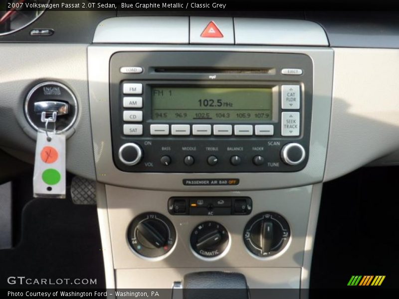 Blue Graphite Metallic / Classic Grey 2007 Volkswagen Passat 2.0T Sedan