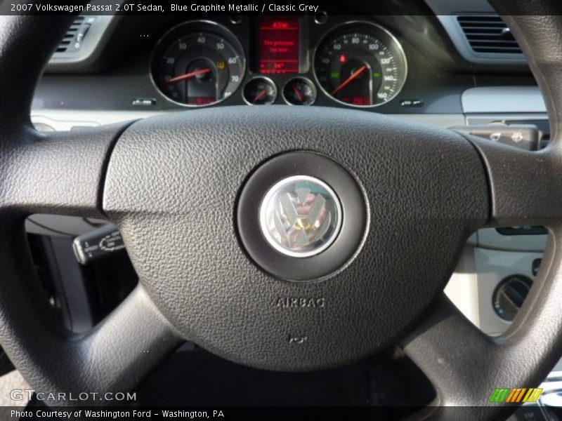 Blue Graphite Metallic / Classic Grey 2007 Volkswagen Passat 2.0T Sedan