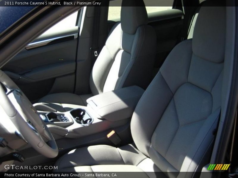 Black / Platinum Grey 2011 Porsche Cayenne S Hybrid
