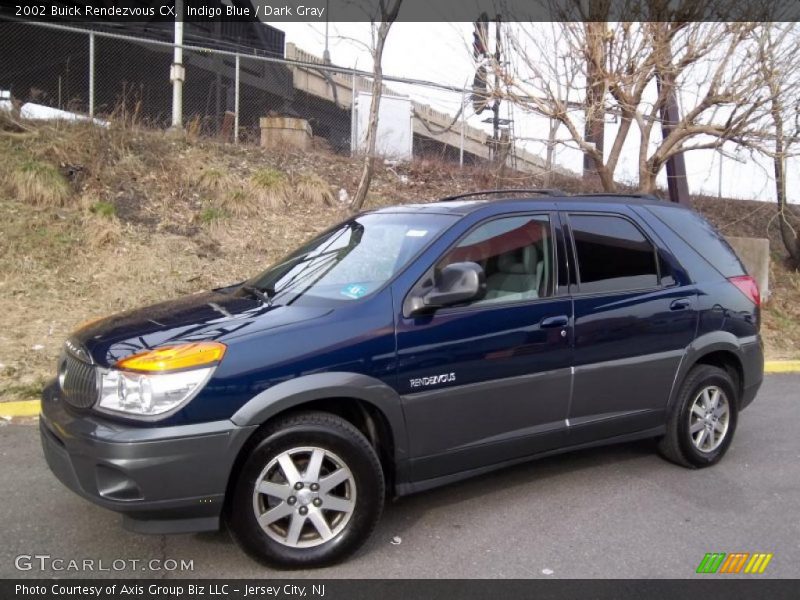 Indigo Blue / Dark Gray 2002 Buick Rendezvous CX