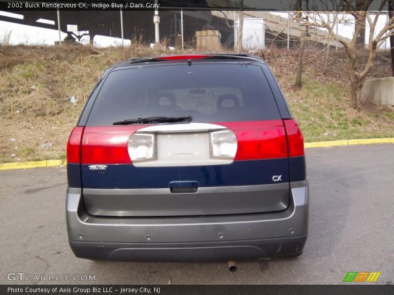 Indigo Blue / Dark Gray 2002 Buick Rendezvous CX