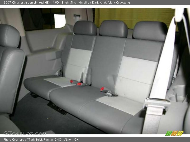 Bright Silver Metallic / Dark Khaki/Light Graystone 2007 Chrysler Aspen Limited HEMI 4WD
