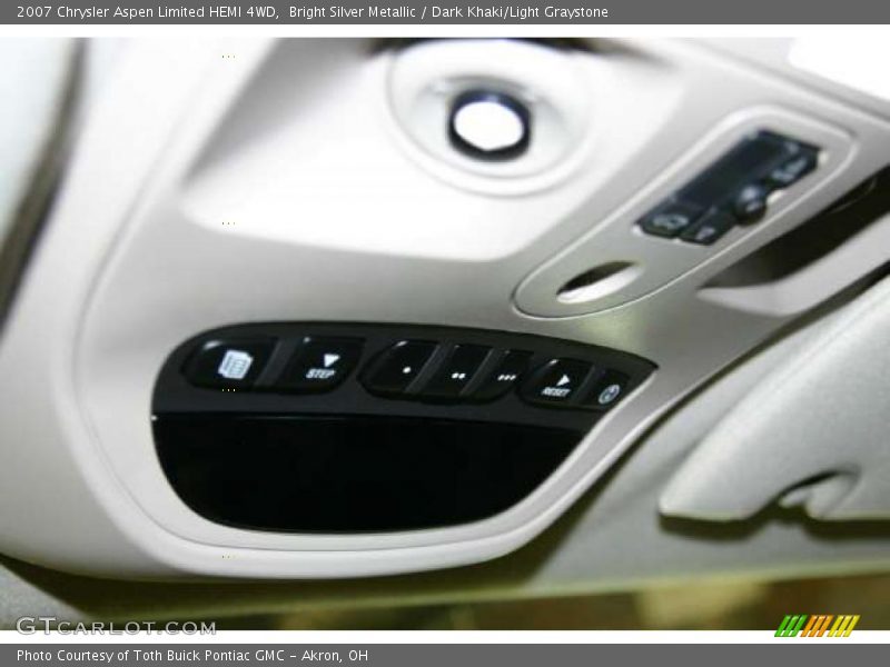 Bright Silver Metallic / Dark Khaki/Light Graystone 2007 Chrysler Aspen Limited HEMI 4WD