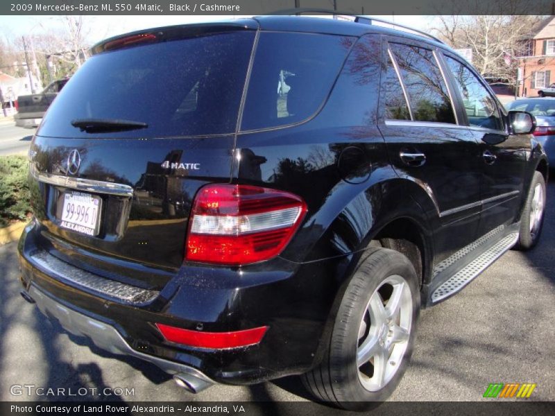 Black / Cashmere 2009 Mercedes-Benz ML 550 4Matic