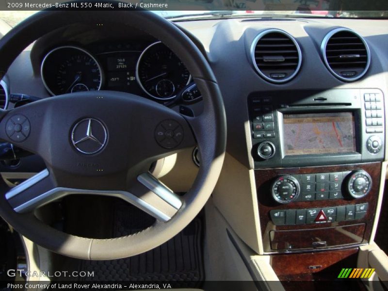 Black / Cashmere 2009 Mercedes-Benz ML 550 4Matic