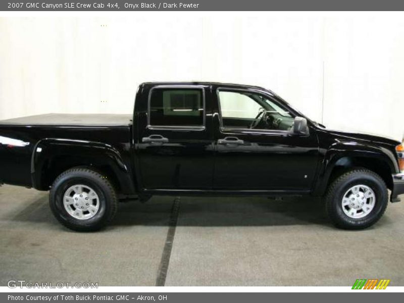 Onyx Black / Dark Pewter 2007 GMC Canyon SLE Crew Cab 4x4