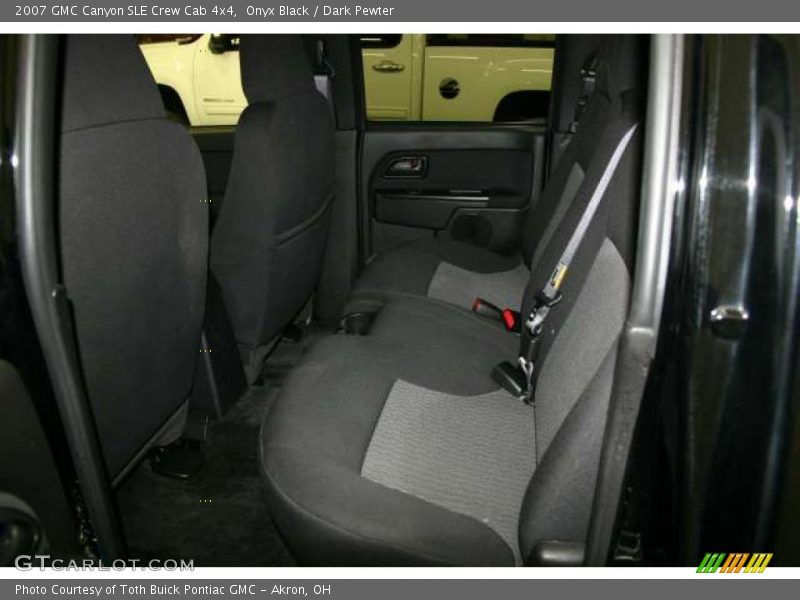  2007 Canyon SLE Crew Cab 4x4 Dark Pewter Interior