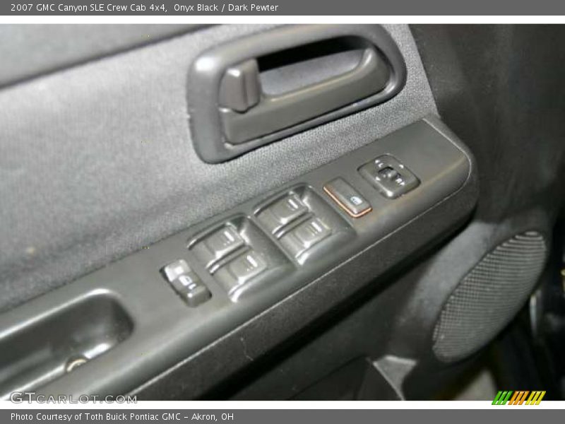 Onyx Black / Dark Pewter 2007 GMC Canyon SLE Crew Cab 4x4