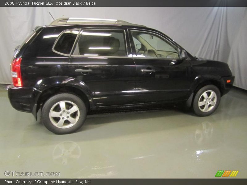 Obsidian Black / Beige 2008 Hyundai Tucson GLS