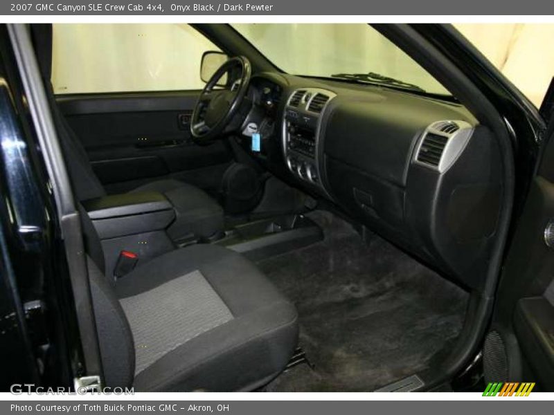 Onyx Black / Dark Pewter 2007 GMC Canyon SLE Crew Cab 4x4
