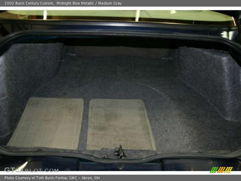 Midnight Blue Metallic / Medium Gray 2003 Buick Century Custom