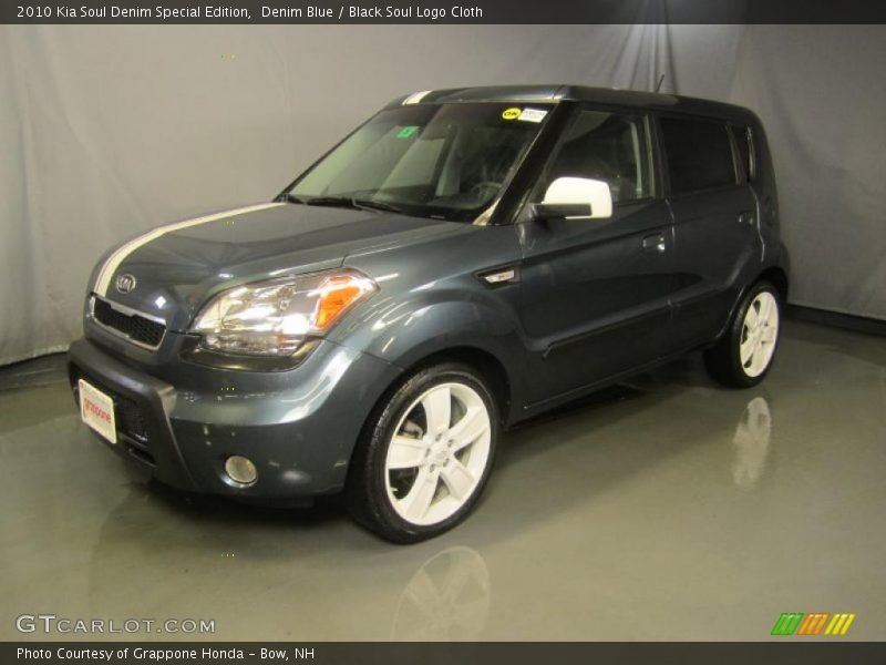 Denim Blue / Black Soul Logo Cloth 2010 Kia Soul Denim Special Edition