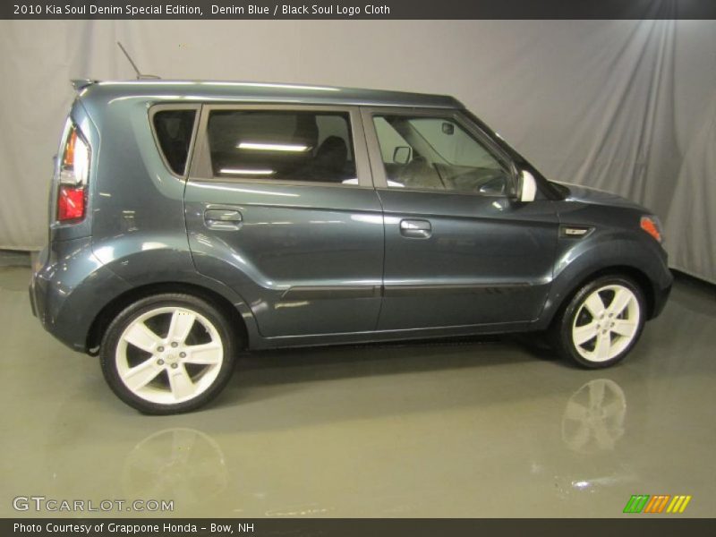 Denim Blue / Black Soul Logo Cloth 2010 Kia Soul Denim Special Edition