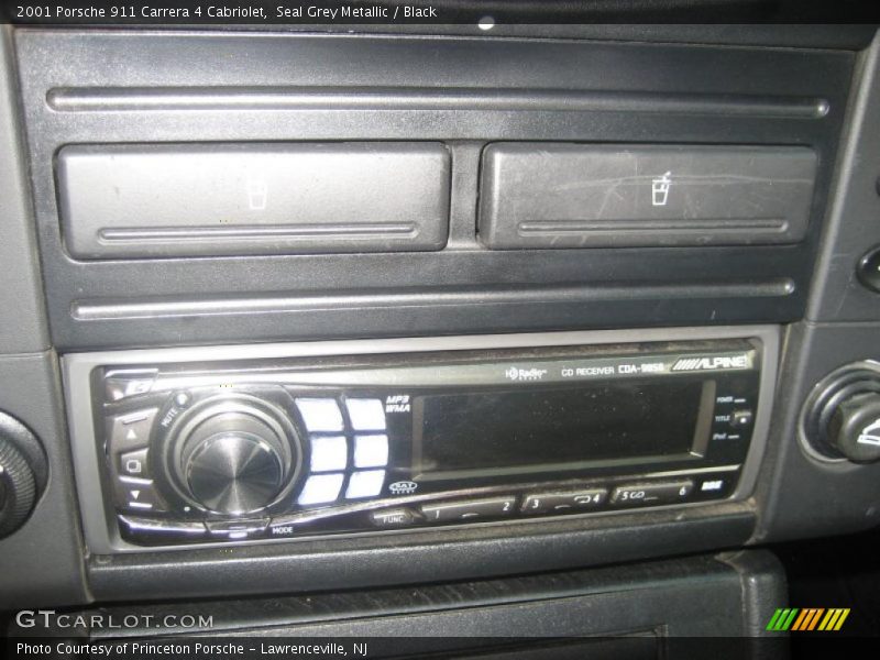 Seal Grey Metallic / Black 2001 Porsche 911 Carrera 4 Cabriolet