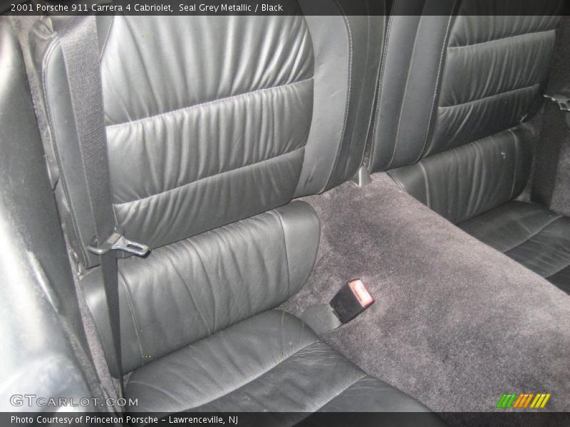 Seal Grey Metallic / Black 2001 Porsche 911 Carrera 4 Cabriolet