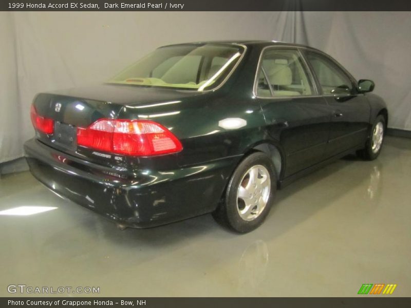 Dark Emerald Pearl / Ivory 1999 Honda Accord EX Sedan