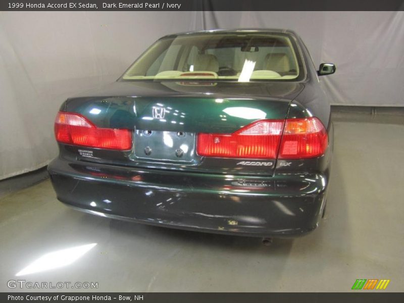 Dark Emerald Pearl / Ivory 1999 Honda Accord EX Sedan