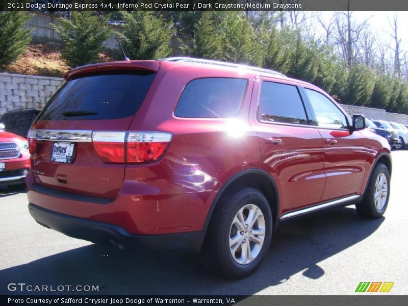 Inferno Red Crystal Pearl / Dark Graystone/Medium Graystone 2011 Dodge Durango Express 4x4
