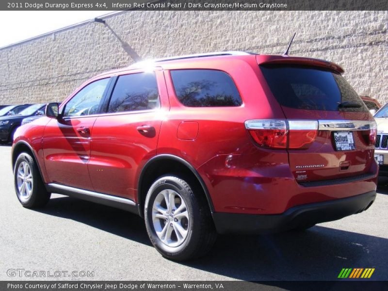 Inferno Red Crystal Pearl / Dark Graystone/Medium Graystone 2011 Dodge Durango Express 4x4