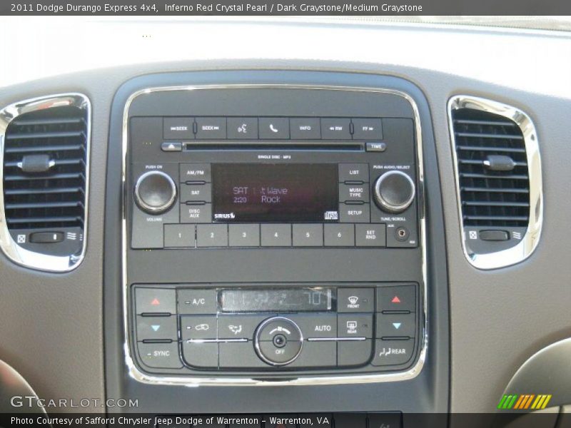 Controls of 2011 Durango Express 4x4