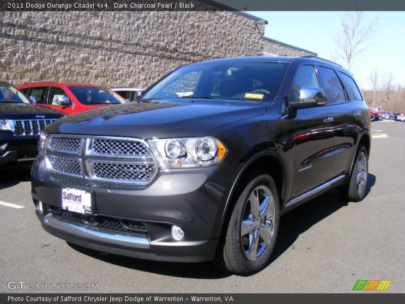 Dark Charcoal Pearl / Black 2011 Dodge Durango Citadel 4x4