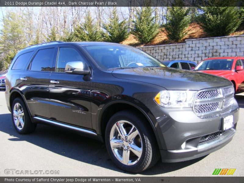 Dark Charcoal Pearl / Black 2011 Dodge Durango Citadel 4x4
