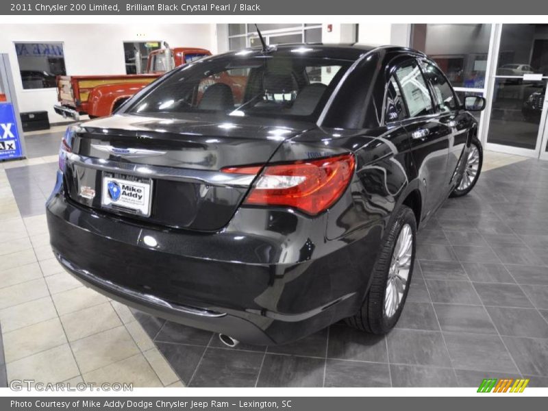 Brilliant Black Crystal Pearl / Black 2011 Chrysler 200 Limited