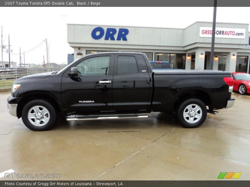Black / Beige 2007 Toyota Tundra SR5 Double Cab