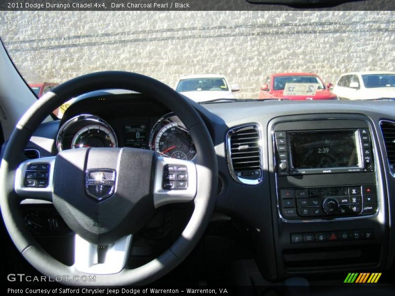 Dark Charcoal Pearl / Black 2011 Dodge Durango Citadel 4x4