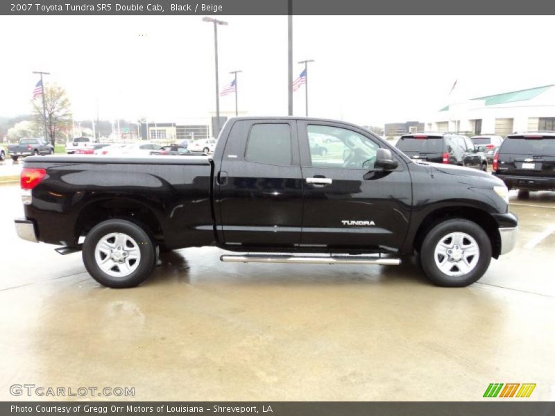 Black / Beige 2007 Toyota Tundra SR5 Double Cab