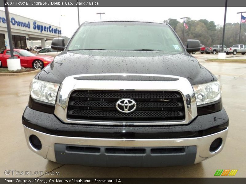 Black / Beige 2007 Toyota Tundra SR5 Double Cab