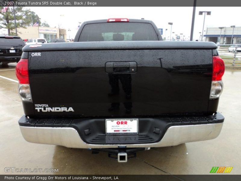 Black / Beige 2007 Toyota Tundra SR5 Double Cab