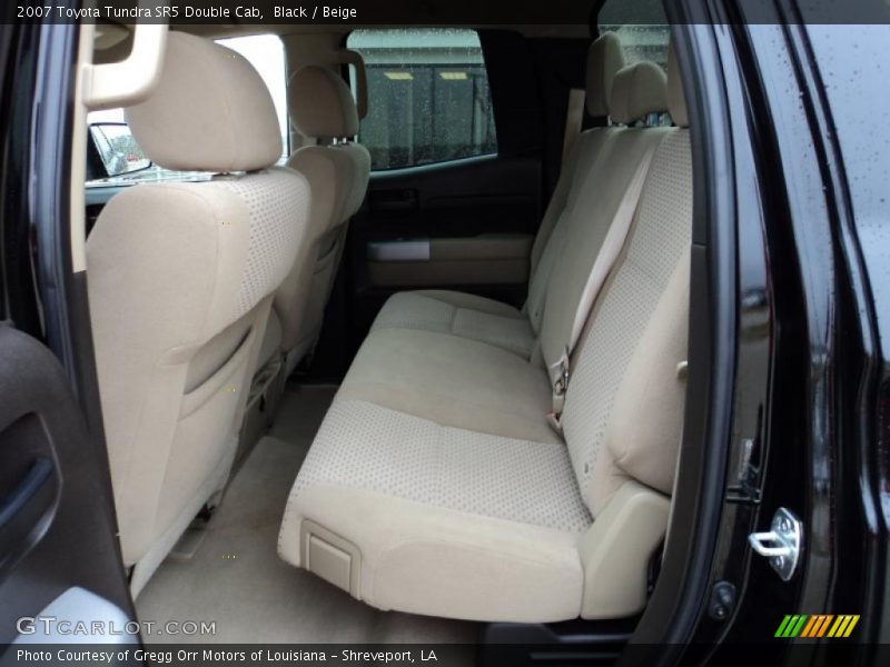 Black / Beige 2007 Toyota Tundra SR5 Double Cab