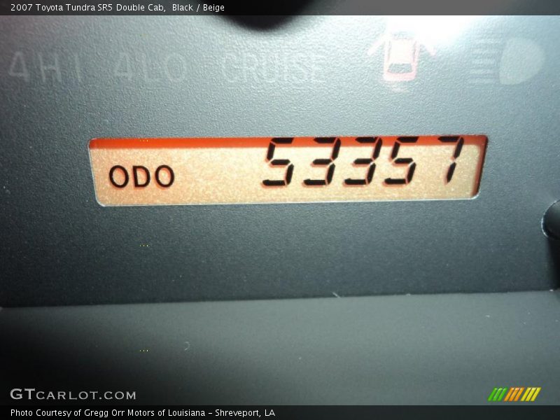 Black / Beige 2007 Toyota Tundra SR5 Double Cab