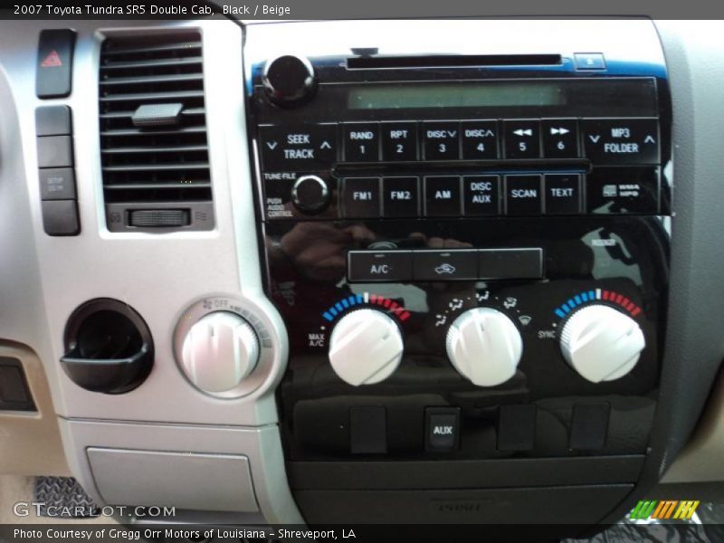 Black / Beige 2007 Toyota Tundra SR5 Double Cab