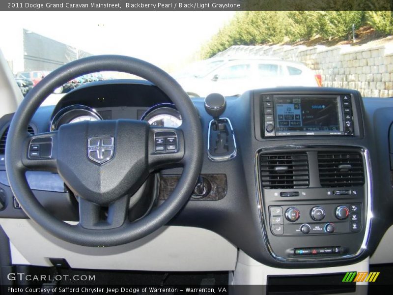 Blackberry Pearl / Black/Light Graystone 2011 Dodge Grand Caravan Mainstreet