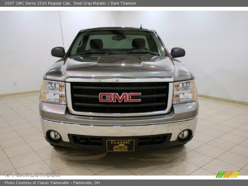 Steel Gray Metallic / Dark Titanium 2007 GMC Sierra 1500 Regular Cab