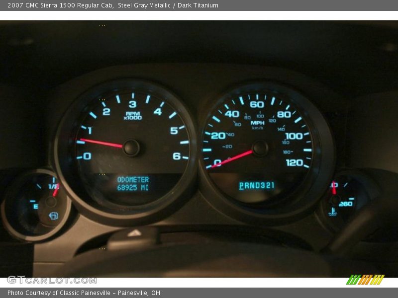  2007 Sierra 1500 Regular Cab Regular Cab Gauges