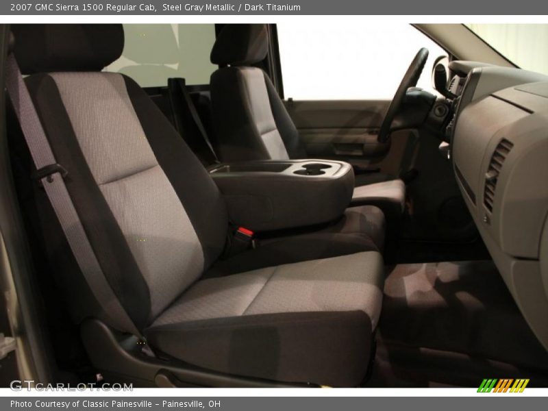 Steel Gray Metallic / Dark Titanium 2007 GMC Sierra 1500 Regular Cab