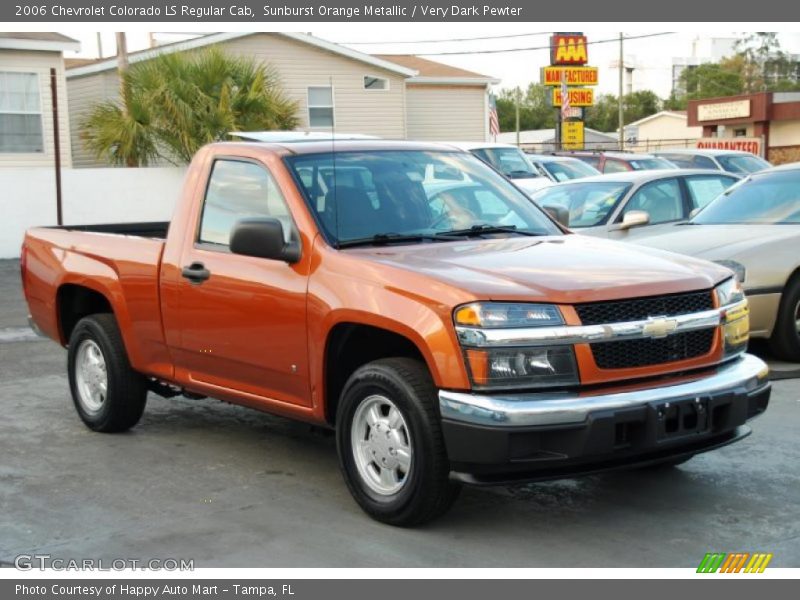  2006 Colorado LS Regular Cab Sunburst Orange Metallic
