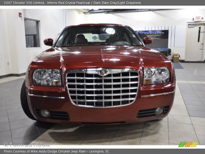 Inferno Red Crystal Pearlcoat / Dark Slate Gray/Light Graystone 2007 Chrysler 300 Limited