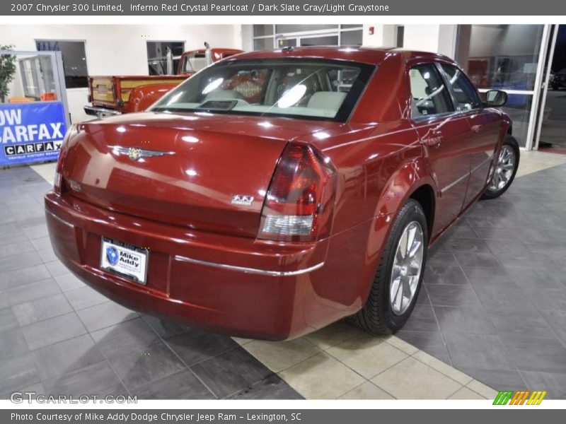Inferno Red Crystal Pearlcoat / Dark Slate Gray/Light Graystone 2007 Chrysler 300 Limited