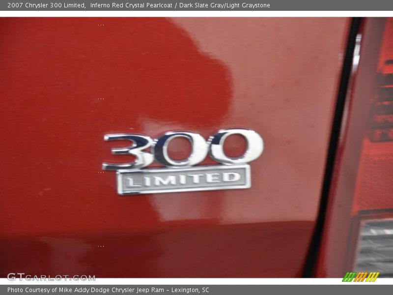 Inferno Red Crystal Pearlcoat / Dark Slate Gray/Light Graystone 2007 Chrysler 300 Limited