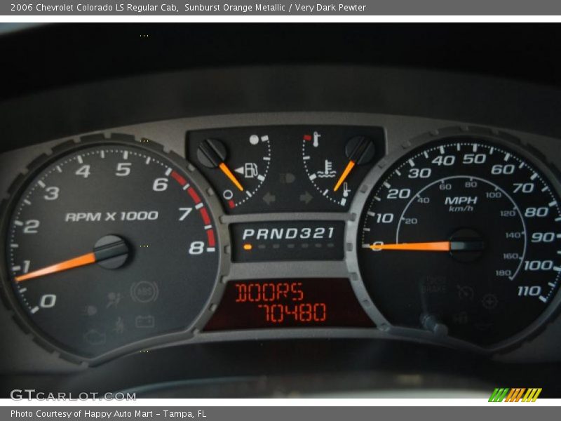 2006 Colorado LS Regular Cab LS Regular Cab Gauges